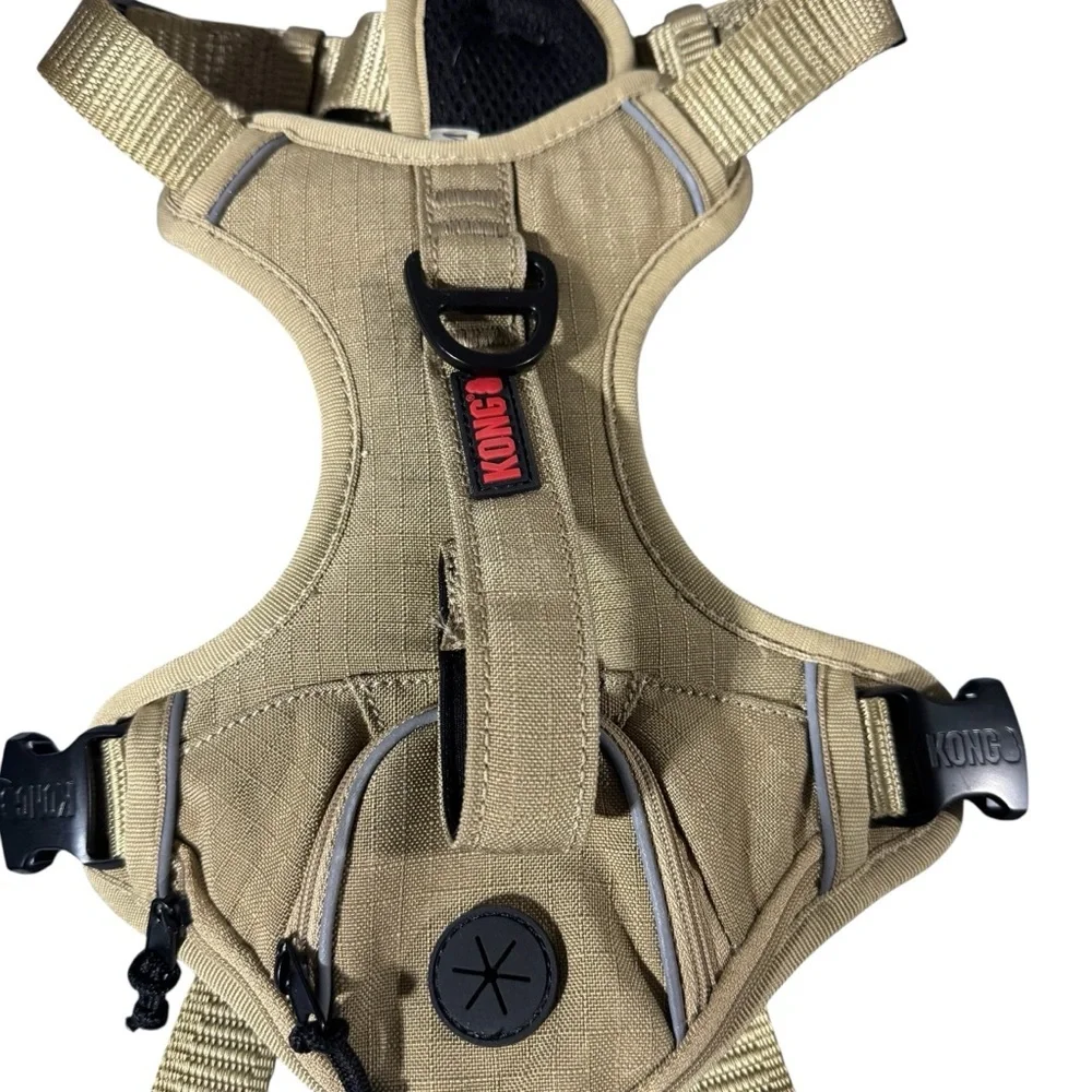 KONG Tan Dog Harness One Small and One Medium